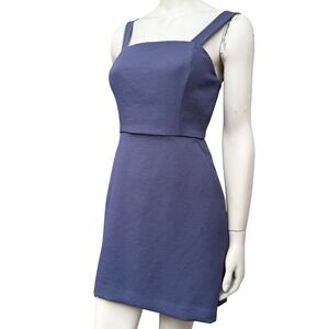 Wilfred Aperture Aritzia Mini Dress Bow Back Cutout Square Neck Coquette size 6